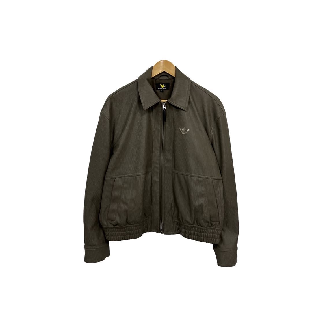 와키윌리 엔젤 페이크 레더 블루종 자켓 상품이미지1