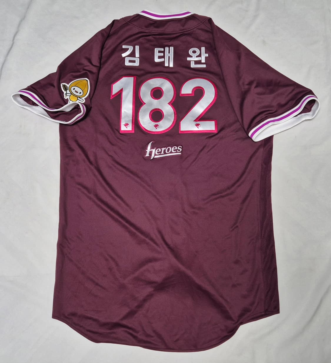 고양 히어로즈 원정 김태완 실착 유니폼 팝니다  상품이미지2