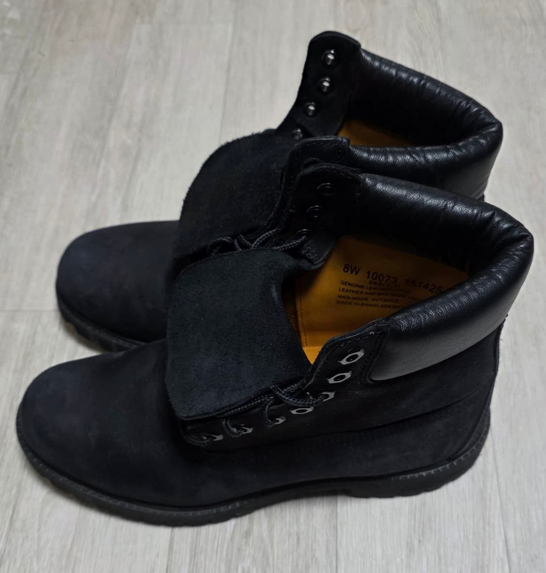 팀버랜드 6인치 프리미엄 블랙부츠(260~265) 상품이미지1