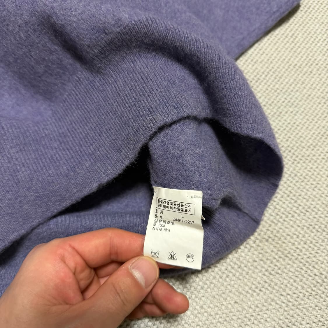 폴로 랄프로렌 우먼스 브이넥 울니트 상품이미지3