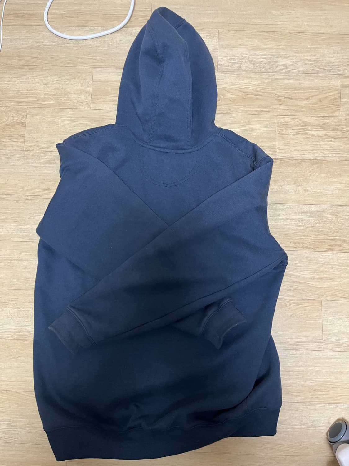 칼하트 루즈 핏 미드웨이트 레귤러 풀 집 스웨트셔츠 뉴 네이비 상품이미지2