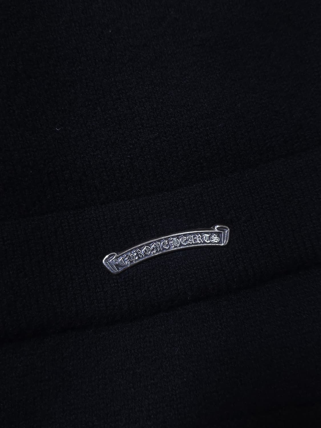 [L] 크롬하츠 세메터리 헐리우드 캐시미어 후드 블랙 상품이미지4