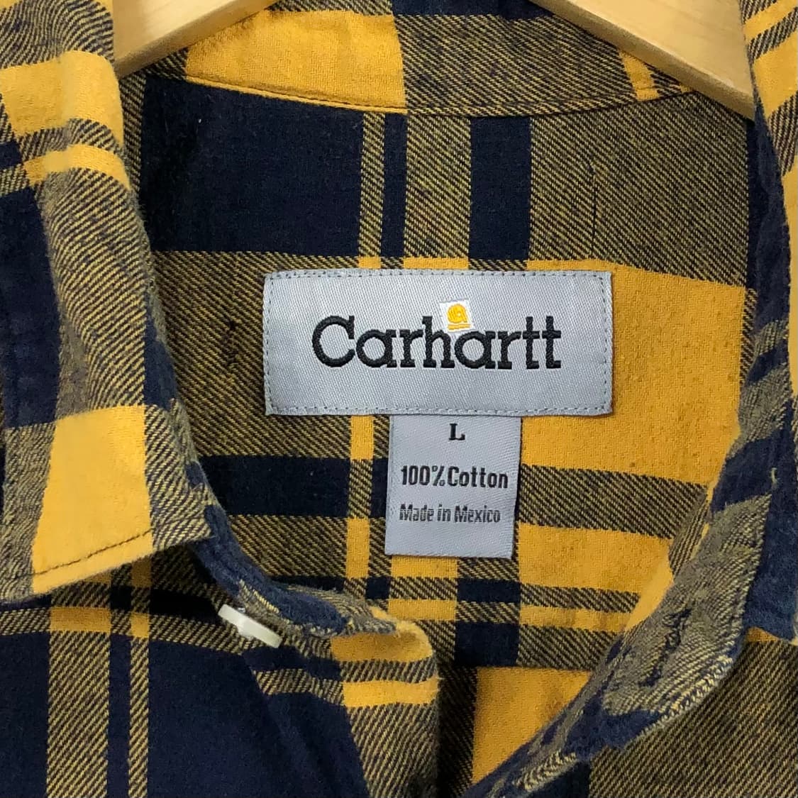 L 칼하트 체크 워크 남방 상품이미지3