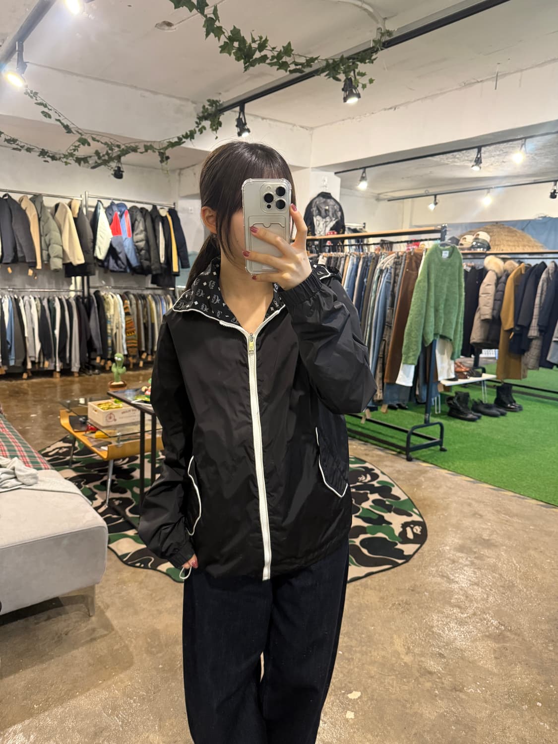 MCM 리버시블 윈드브레이커 (블랙 모노그램) 상품이미지6