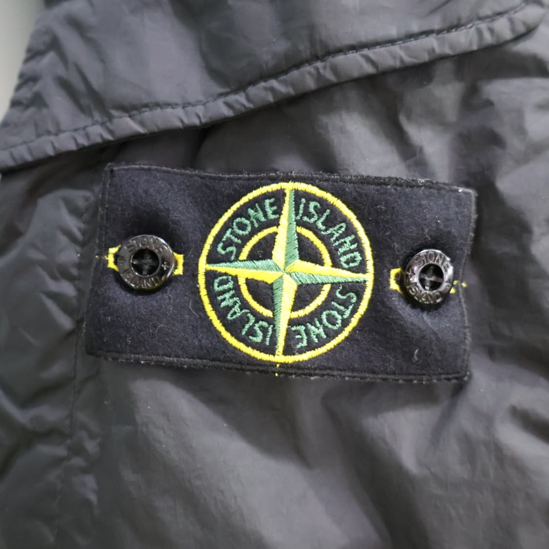 스톤아일랜드 크링클랩스 블랙 나일론 후드 패딩 XXL/110 상품이미지8