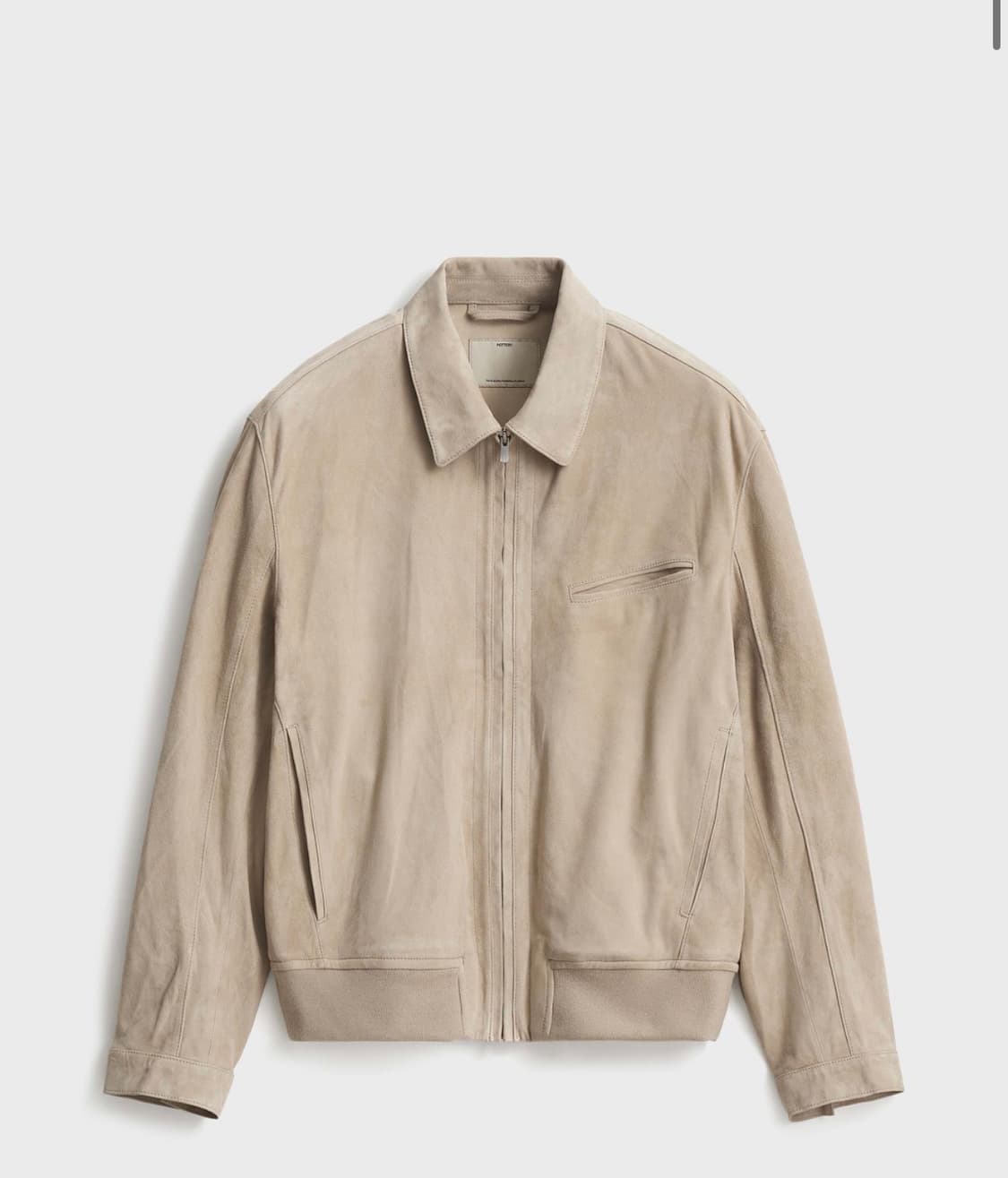 [3] 포터리 고트 스킨 스웨이드 자켓 베이지 상품이미지1