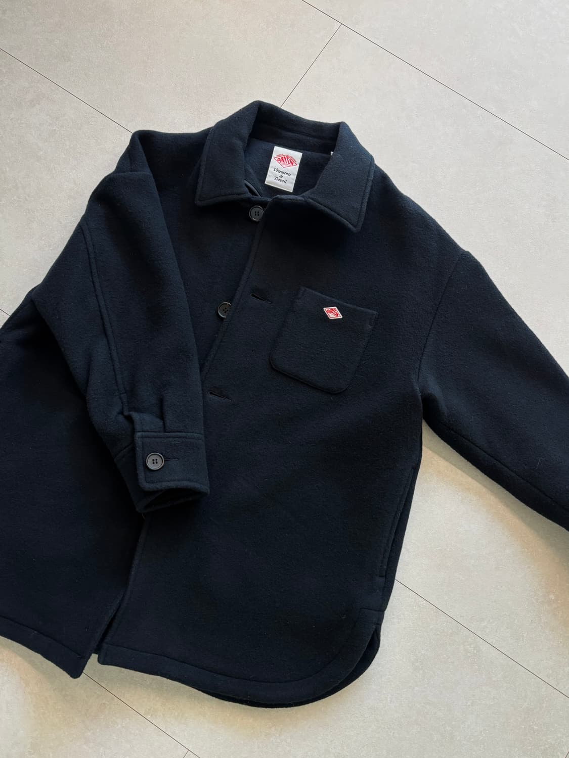 단톤 울 멜튼 코트 (신상) 상품이미지1