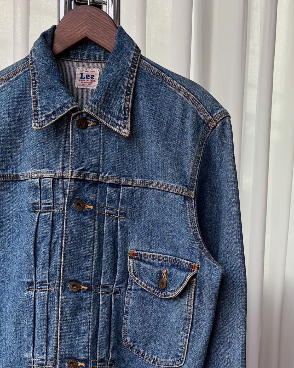 [S]Lee 리 90s JPN 0401 카우보이 1세대 데님 트러커 자켓 상품이미지5