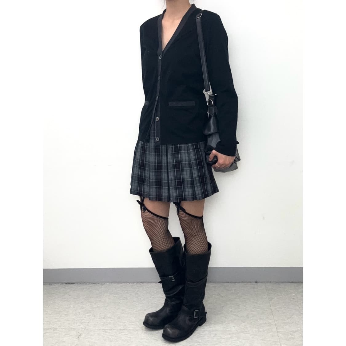 빈티지 블랙 가디건 상품이미지3