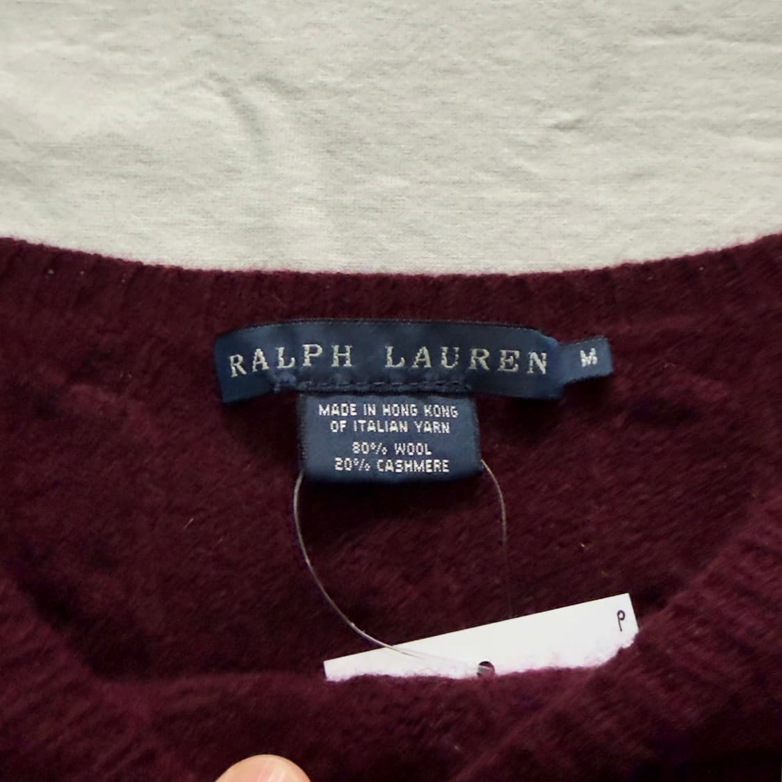 두산 랄프로렌 우먼 케이블 니트 상품이미지3