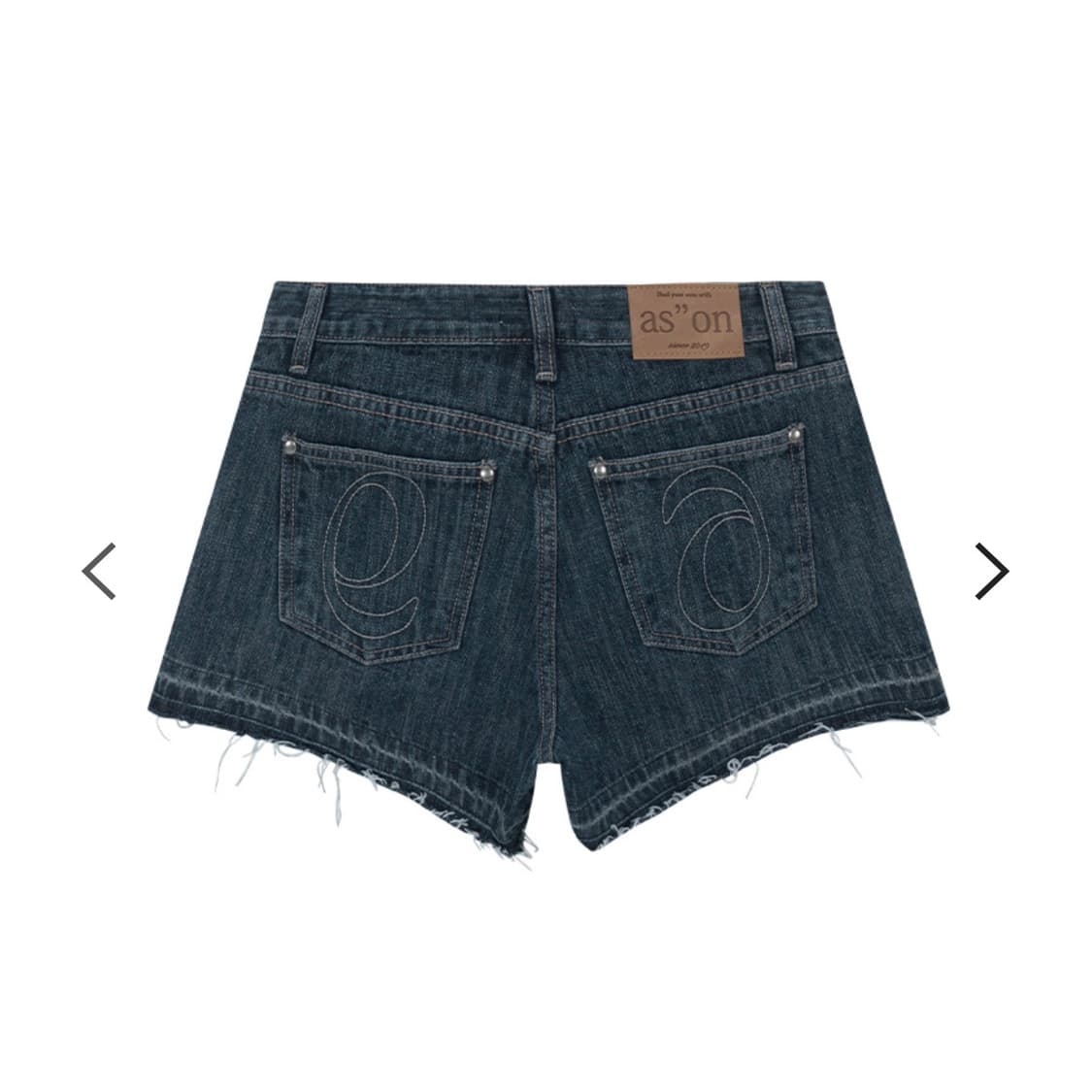 ASON FOLD DENIM SHORT PANTS / BLUE 상품이미지2