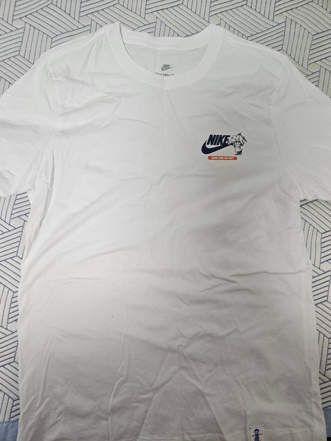 나이키 화이트 그래픽 반팔 2xl 상품이미지1