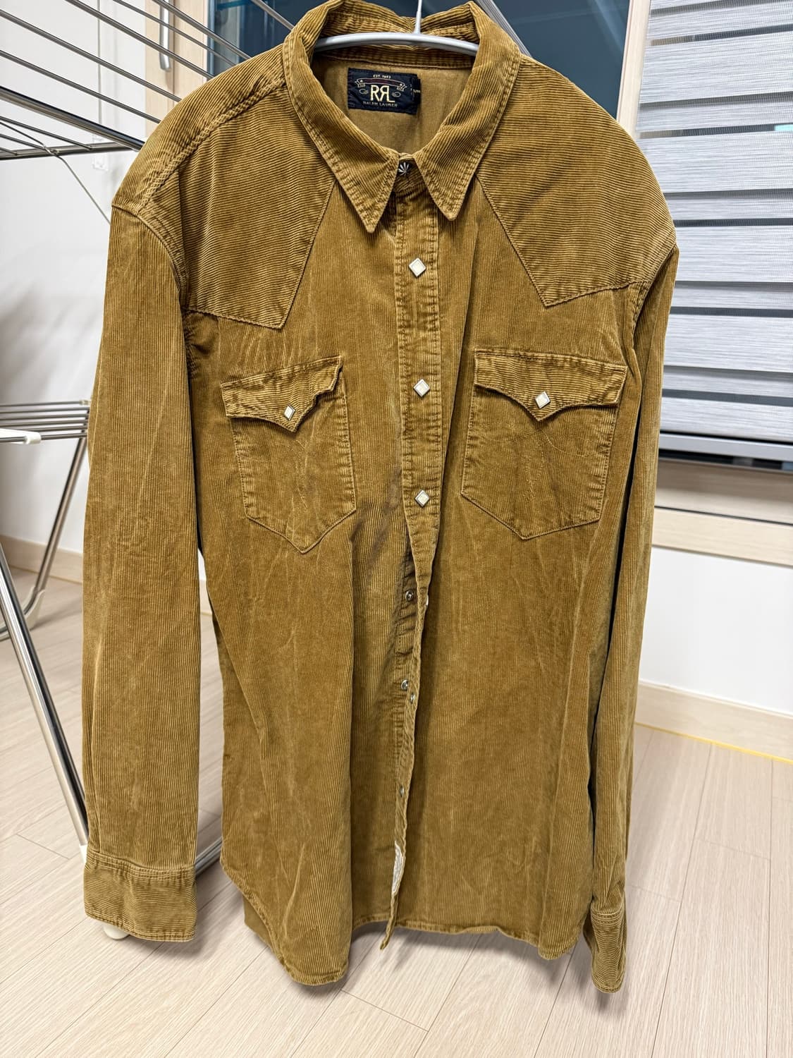 rrl 코듀로이웨스턴 셔츠 xl 상품이미지1