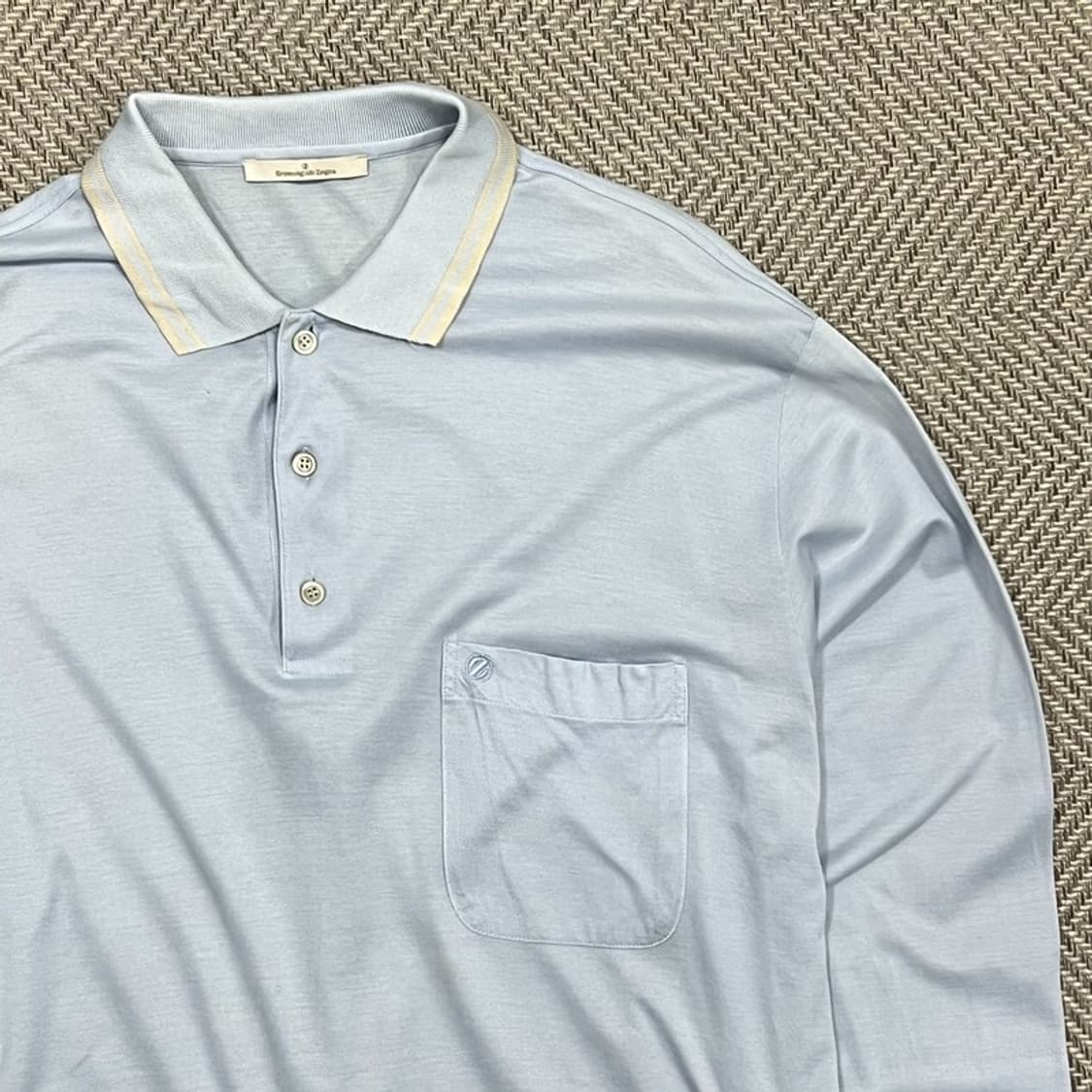 에르메네질도 제냐 카라티셔츠 v0913 상품이미지5