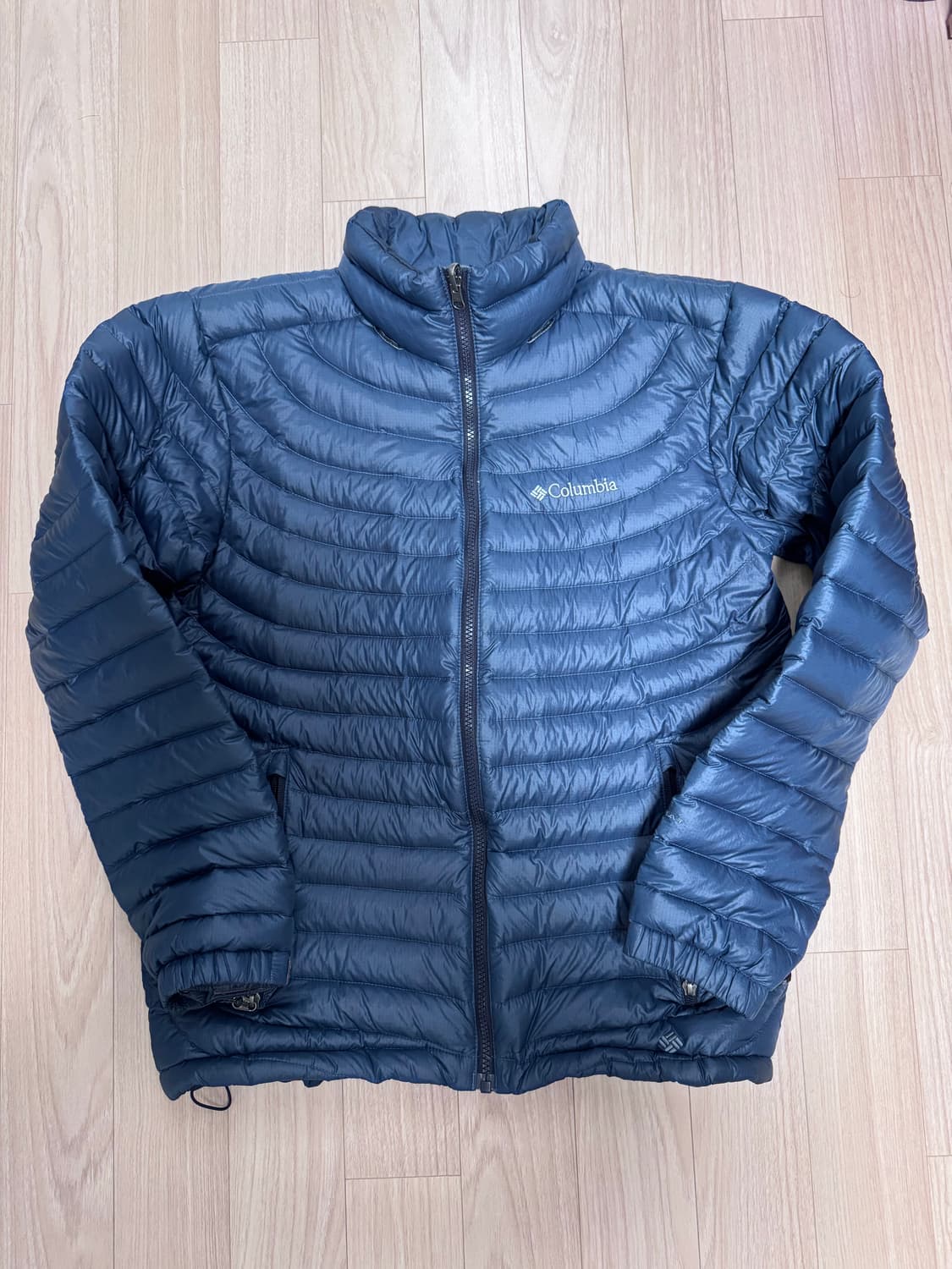 콜롬비아 옴니쉴드 경량패딩 블루 L사이즈 상품이미지2
