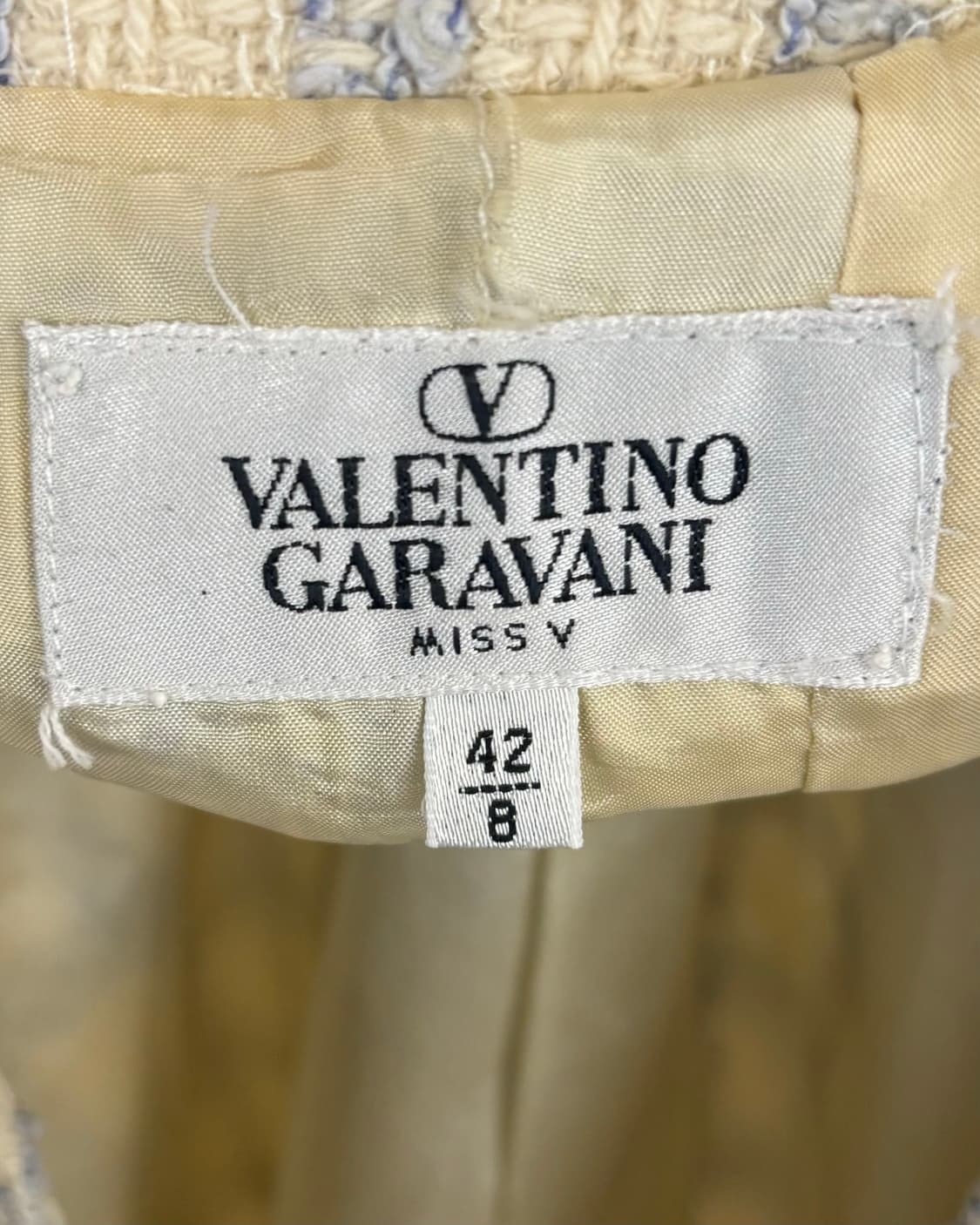 발렌티노 가라바니 울 트위드 패턴 이브닝 자켓 상품이미지7