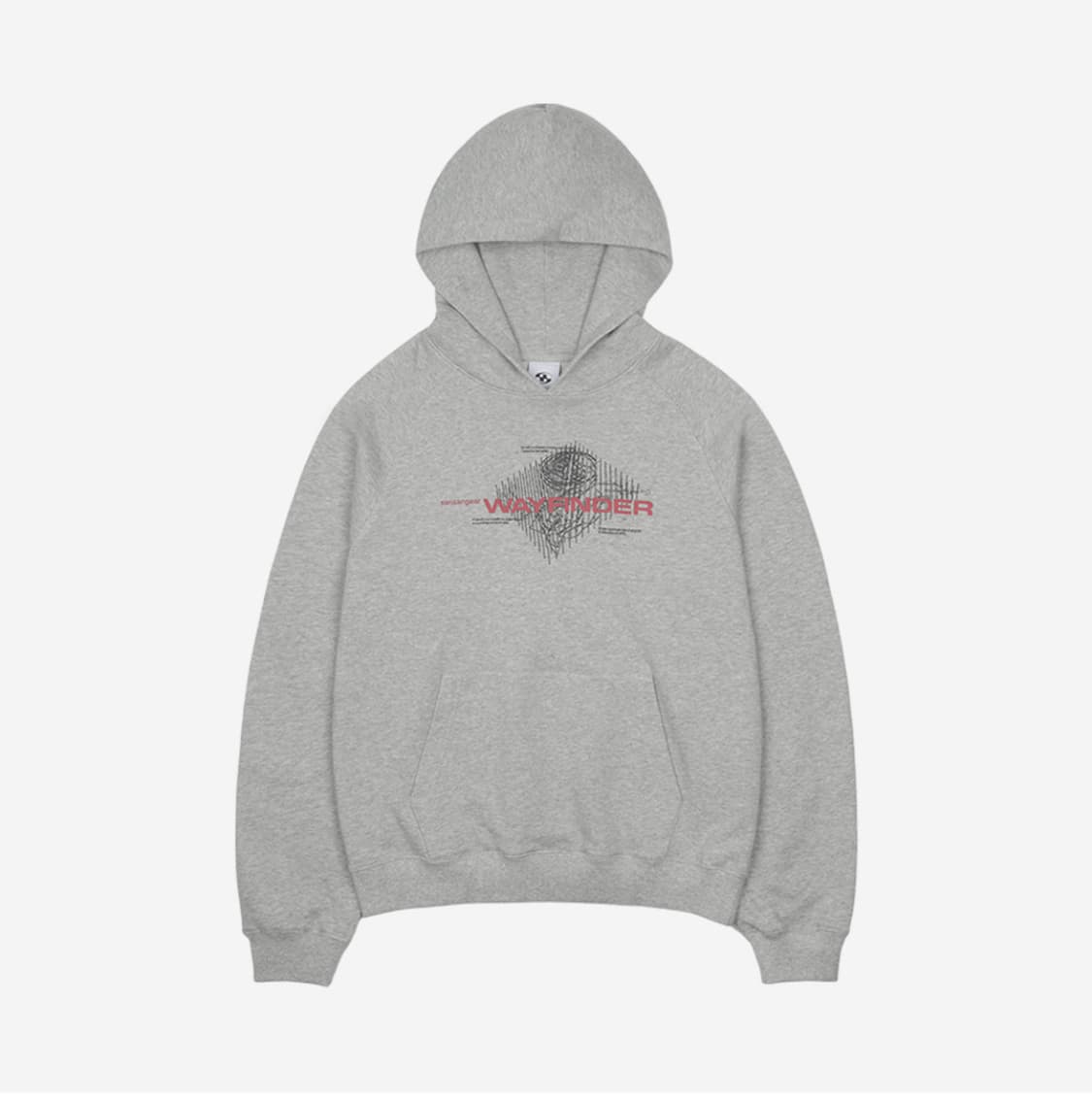 구매)산산기어 후드 후디 그레이 상품이미지1