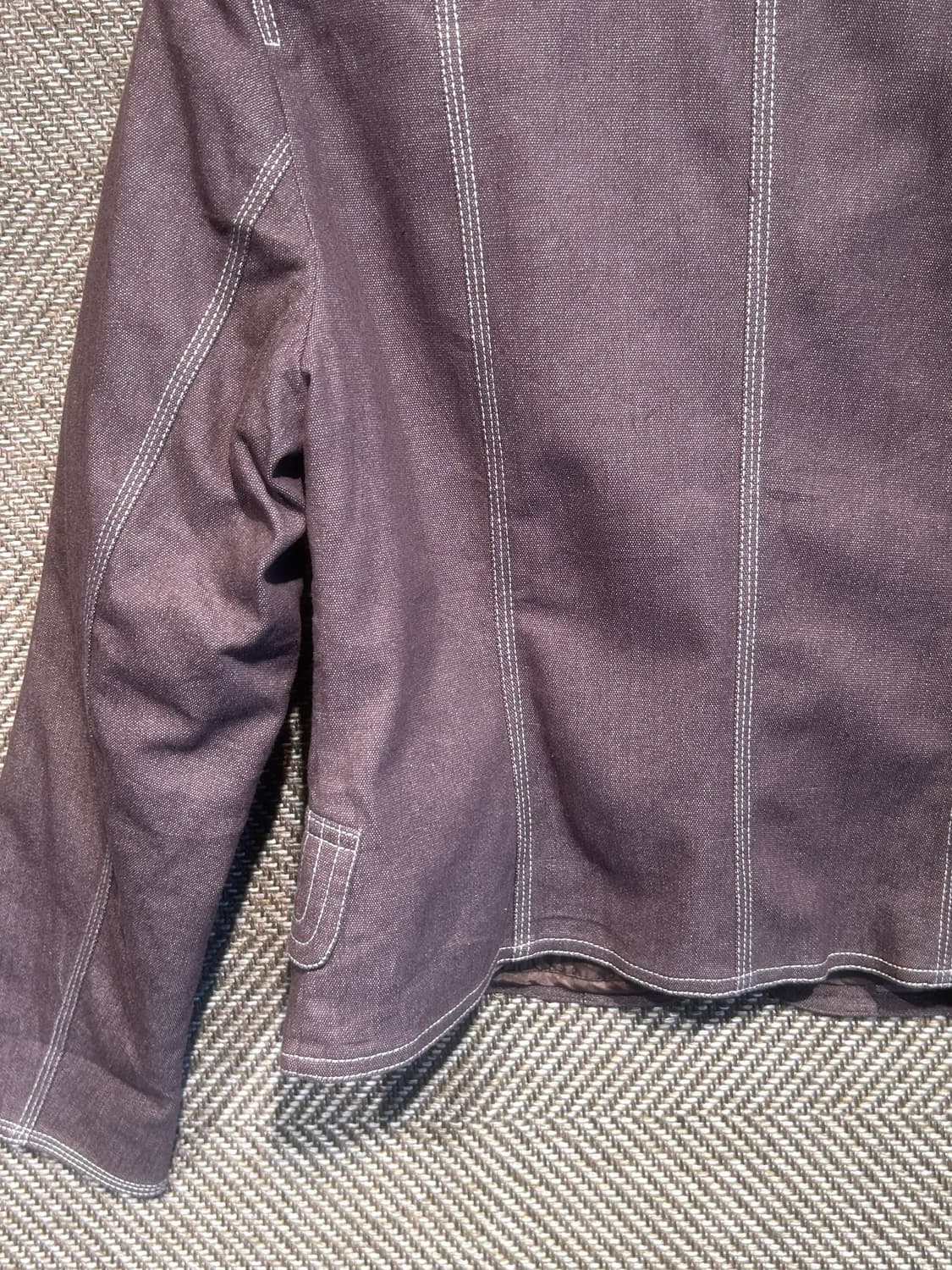 00s 히로코 코시노 퍼 트리밍 자켓  상품이미지8