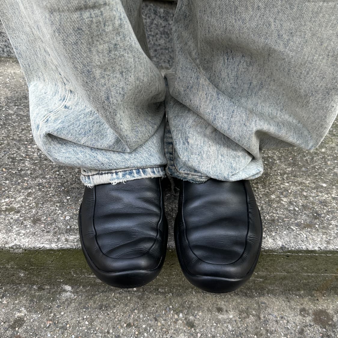 00s 블랙 프라다 스포츠 로퍼 상품이미지5