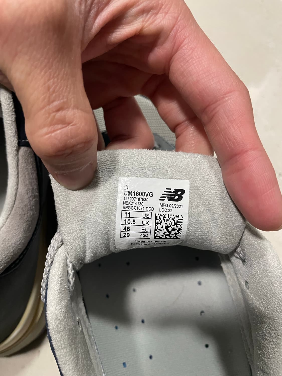 (290)뉴발란스 1600프리미엄 빈티지 그레이 상품이미지5