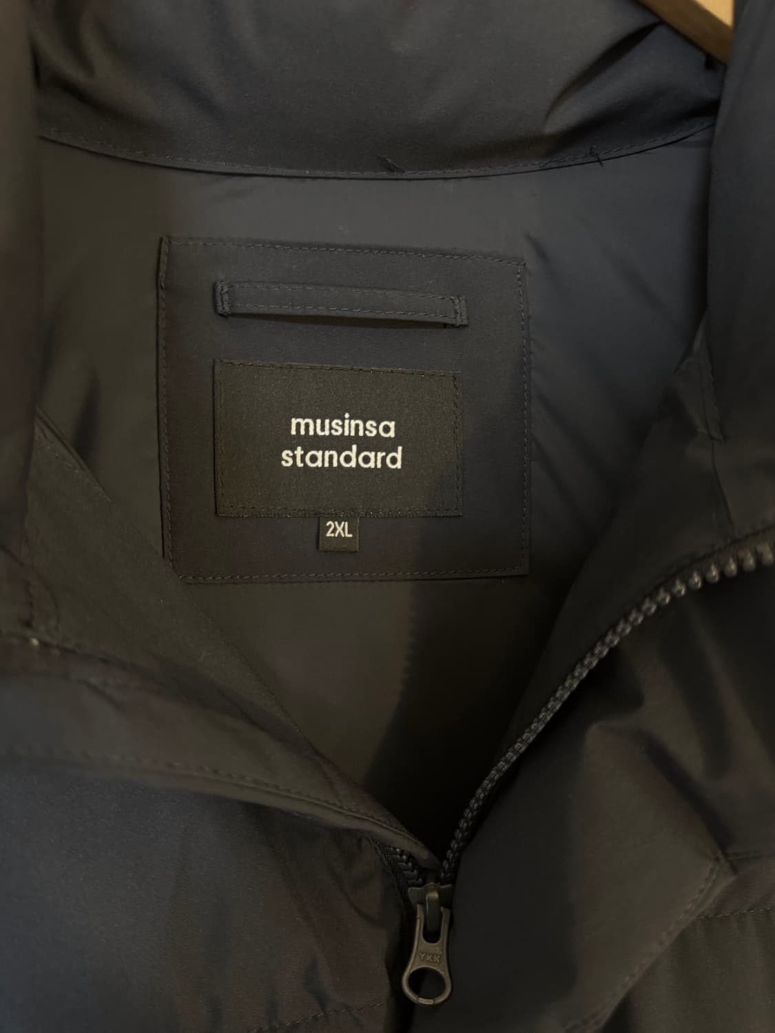 [XXL]무신사 스탠다드 숏패딩 네이비 상품이미지3