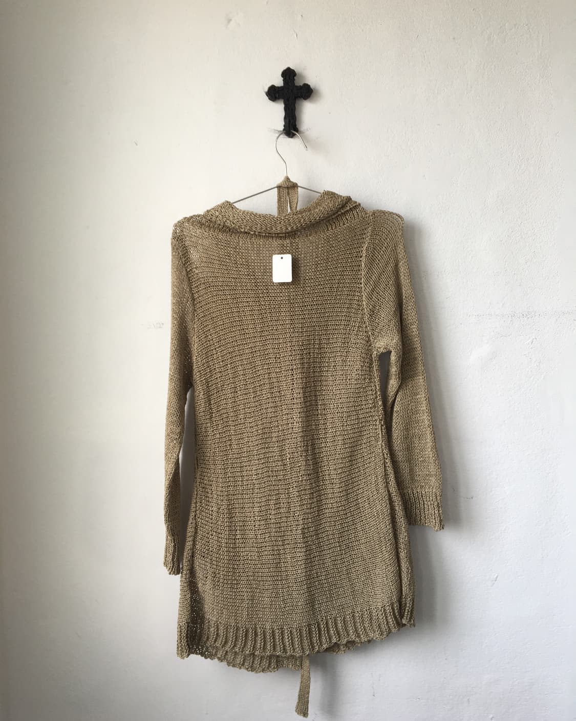 Tied knit cardigan 상품이미지3