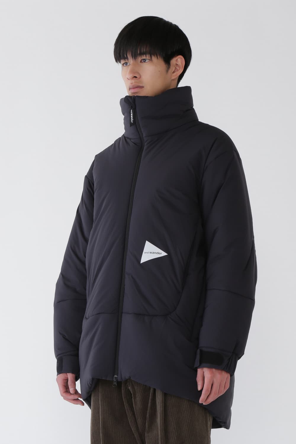 [L/XL]앤드원더 25fw 탑 플리스 코트/블랙 상품이미지1