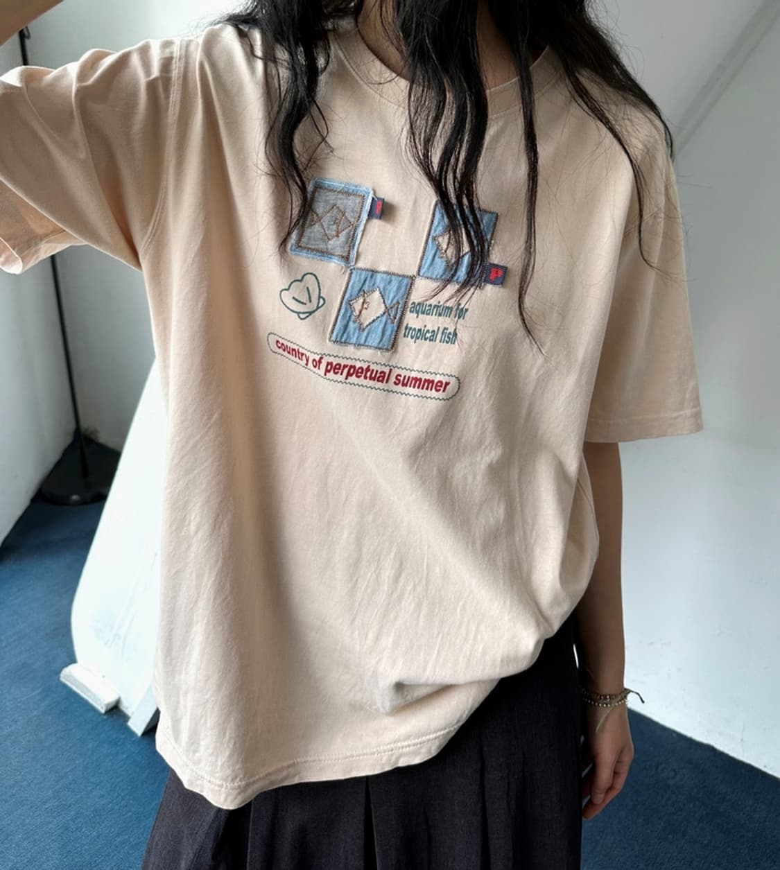 Design patch t-shirt 상품이미지9