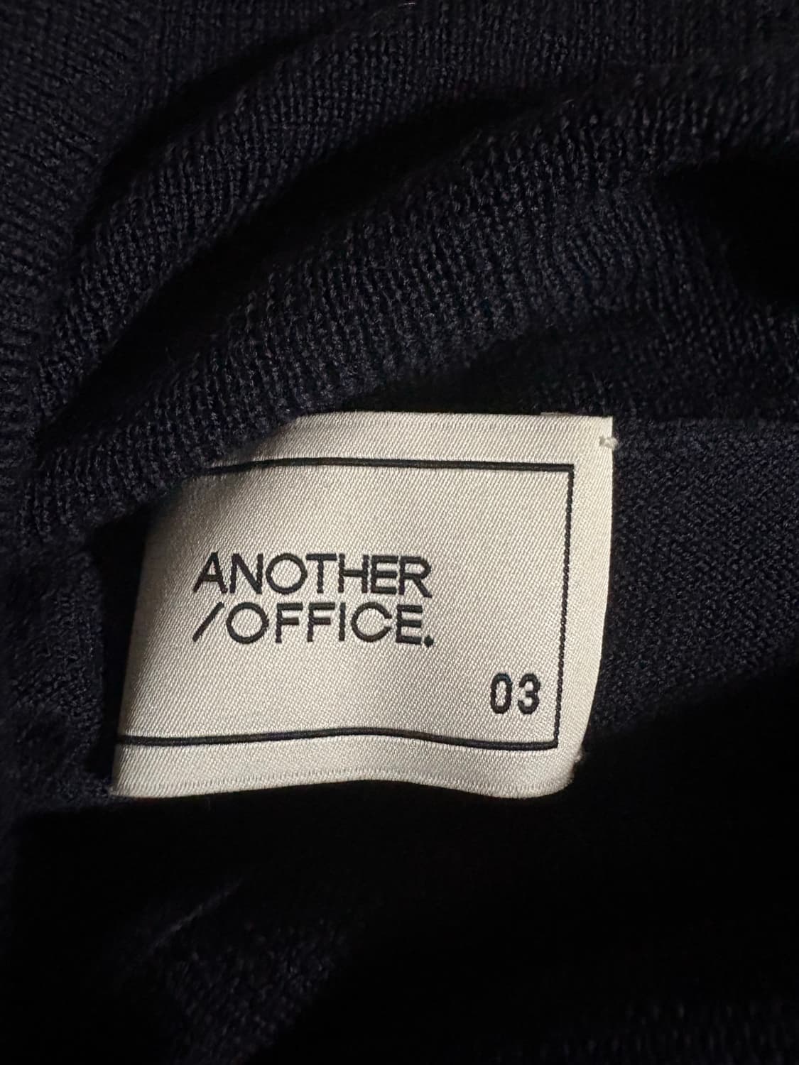 [3] 어나더오피스 scape turtleneck 터틀넥 니트 상품이미지3