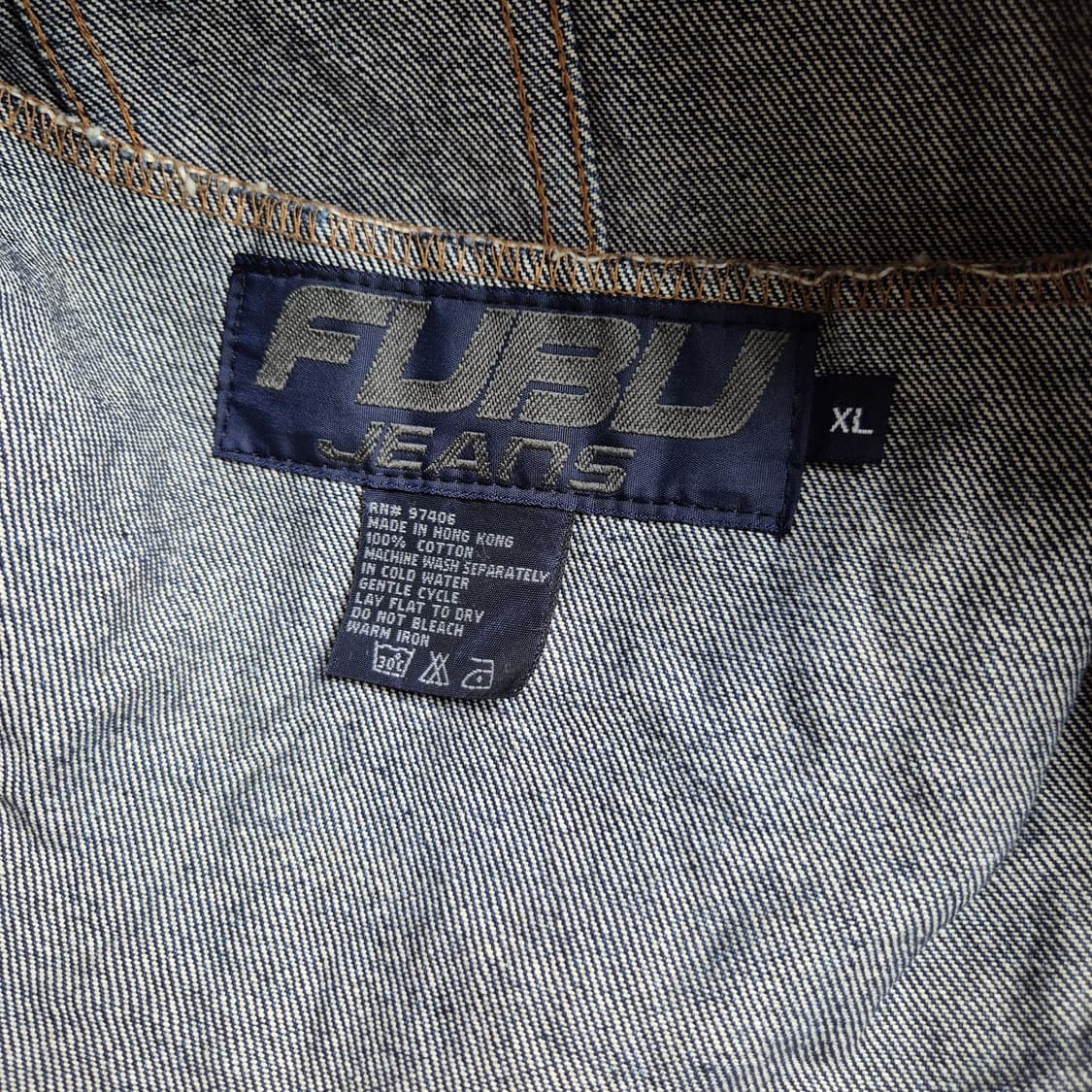 [XL] FUBU 후부 오버사이즈 데님자켓 상품이미지9