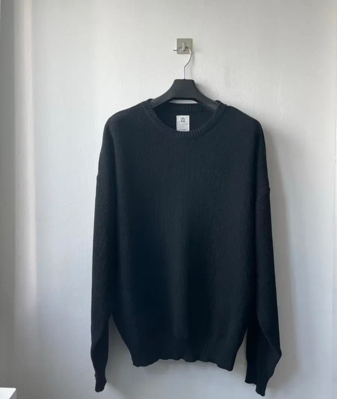 폴리테루 와플니트 그래픽(레터링 프라치) 블랙 4사이즈 새상품 상품이미지6