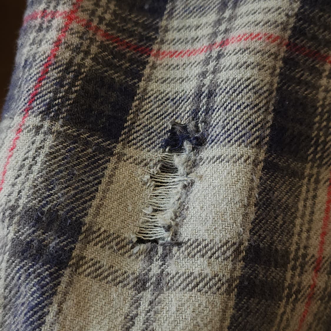 90s 아메리칸 빈티지 체크셔츠 헤비 플란넬 워크셔츠 빅체크 상품이미지8