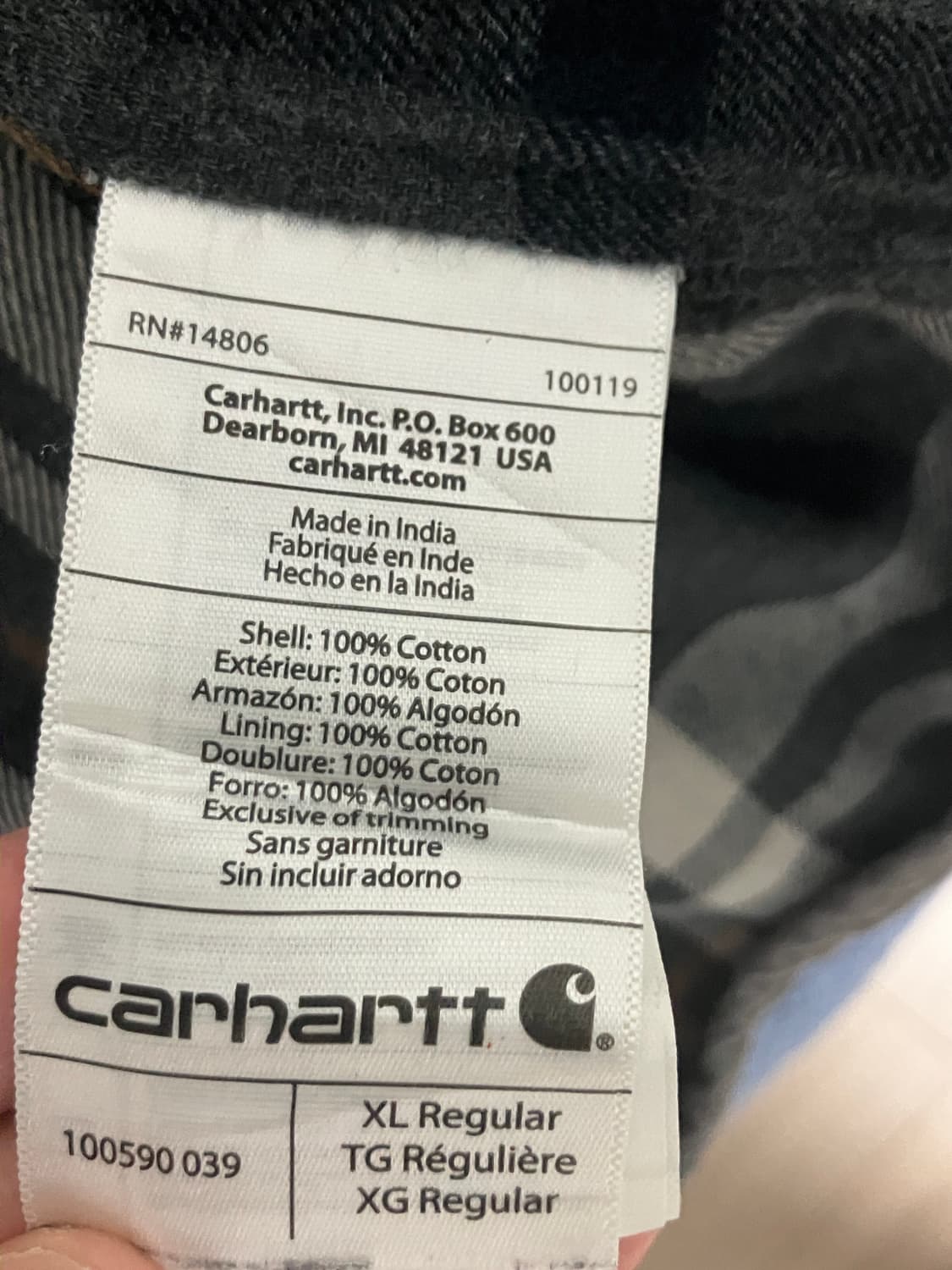 (XL) 칼하트 빈티지 셔츠 자켓 상품이미지10