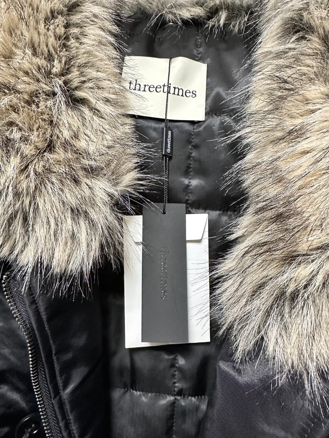 쓰리타임즈 허그 퍼 자켓 상품이미지3