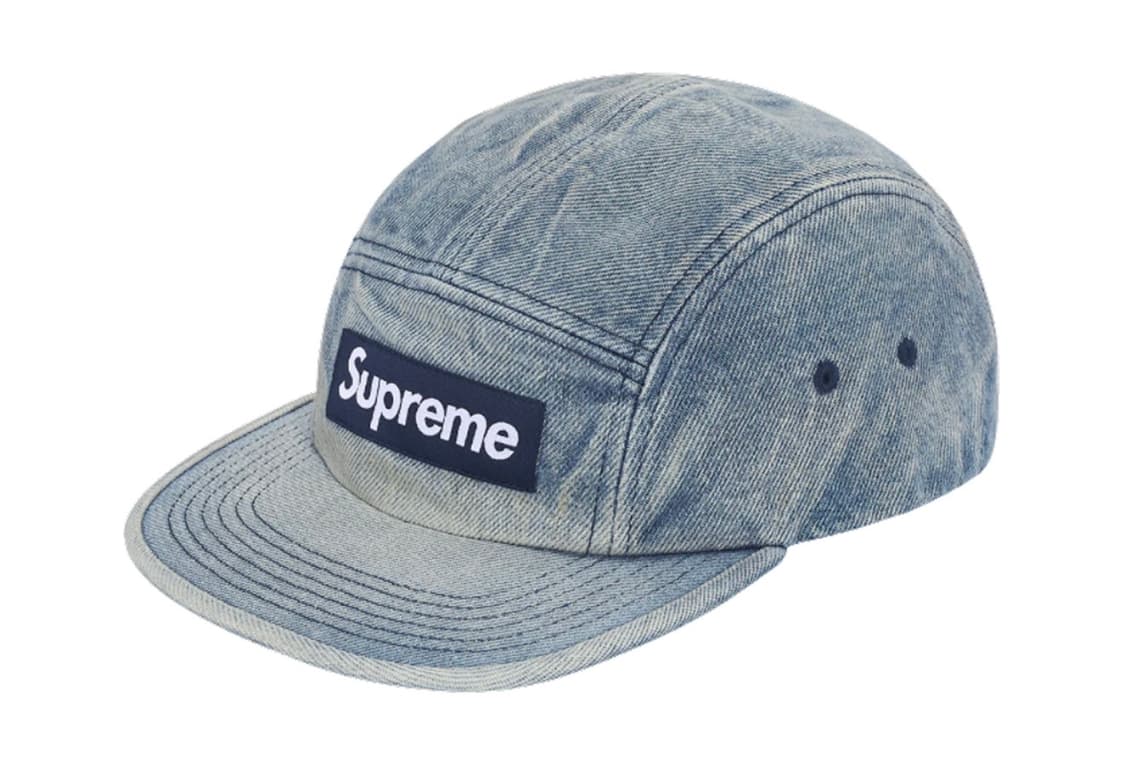 슈프림 워시드 치노 트윌 캠프캡 데님 - 25FW 상품이미지1