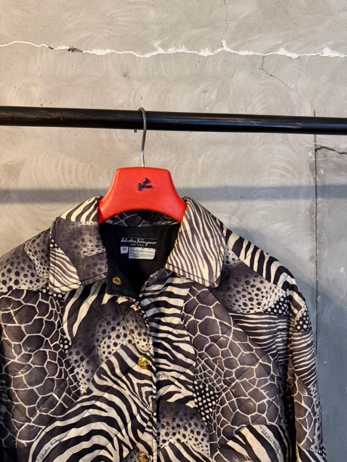 살바토레 페라가모 퀼팅 자켓 66~77 상품이미지8