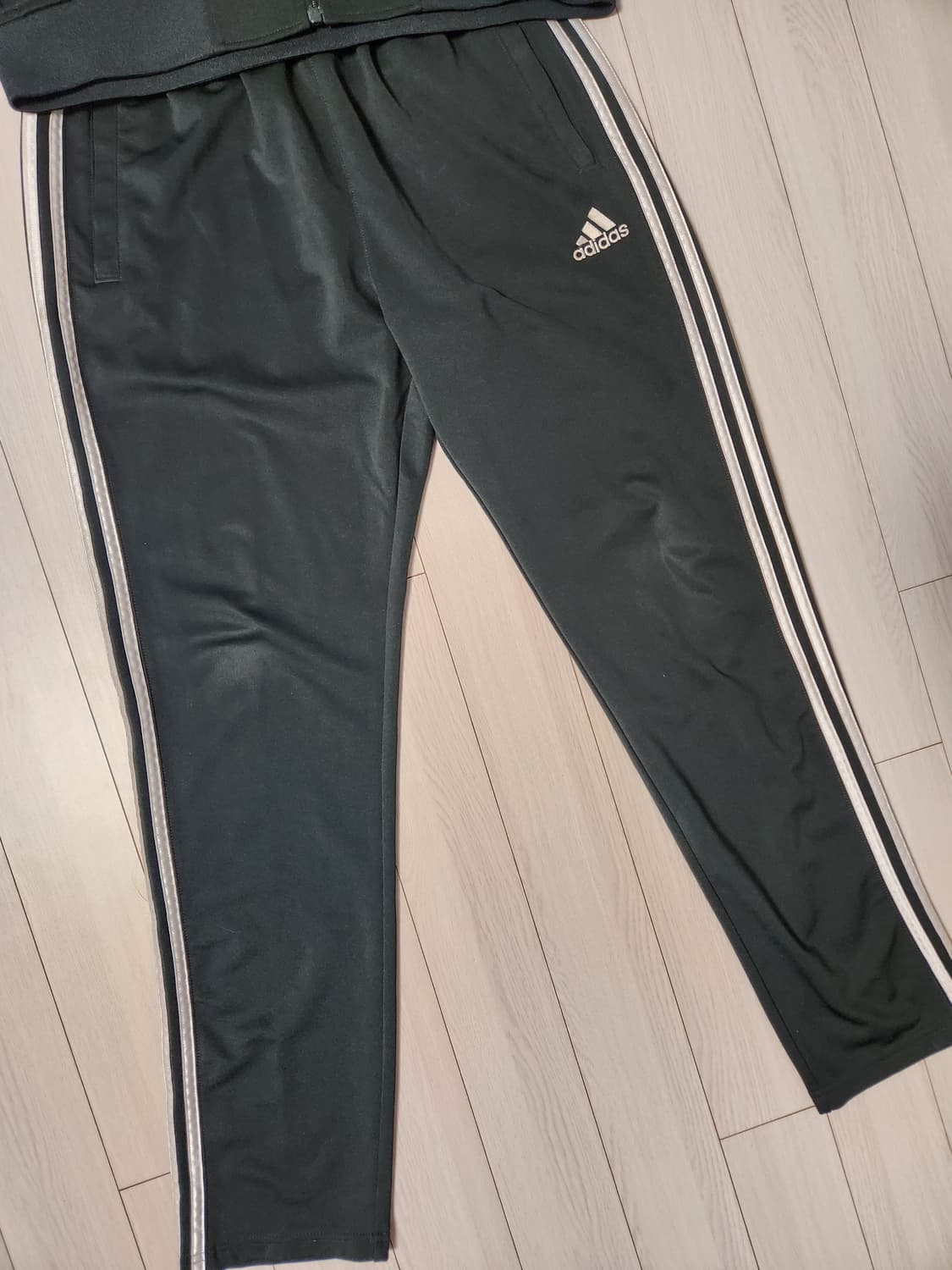 새상품급)아디다스 마샬아츠 딥그린 트랙탑 트레이닝복 상하의 세트 사이즈1 상품이미지7