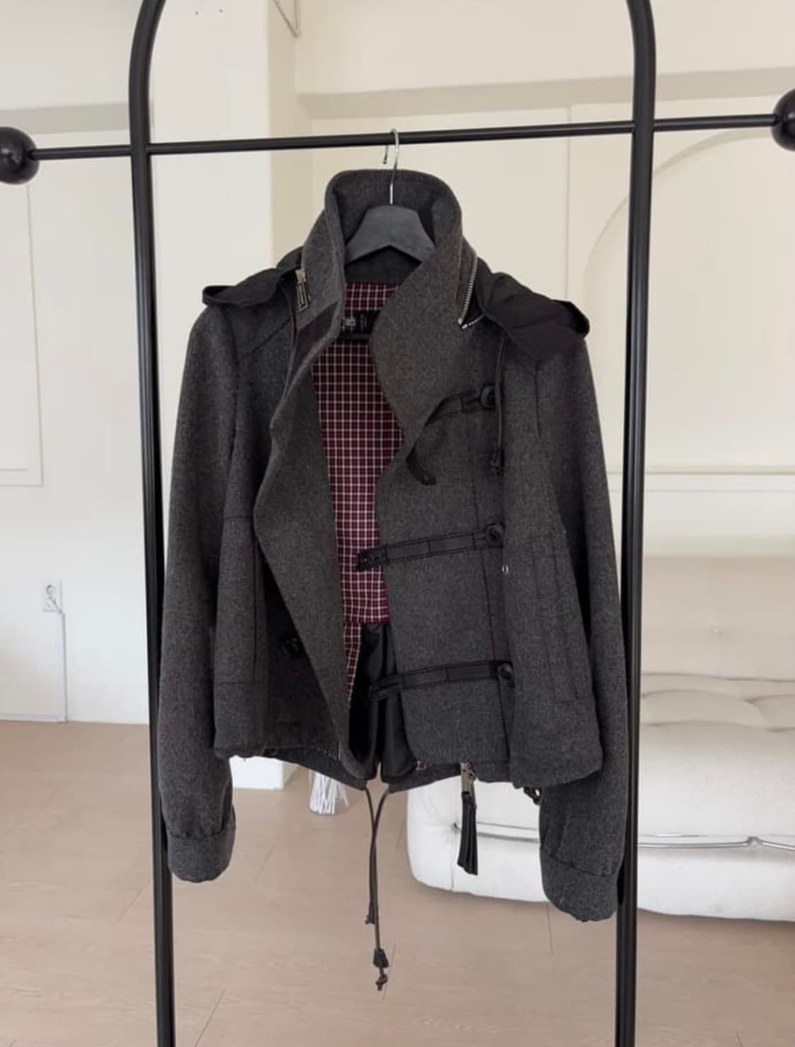 디스퀘어드2 하이넥  울 나폴레옹 자켓 상품이미지3