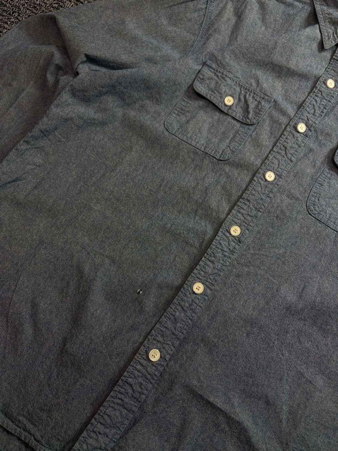 유니폼브릿지 아메카지 웨스턴 샴브레이 데님 셔츠 1811 상품이미지3