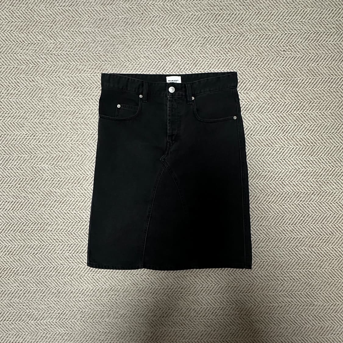 ISABEL MARANT etoile black denim skirt 상품이미지1