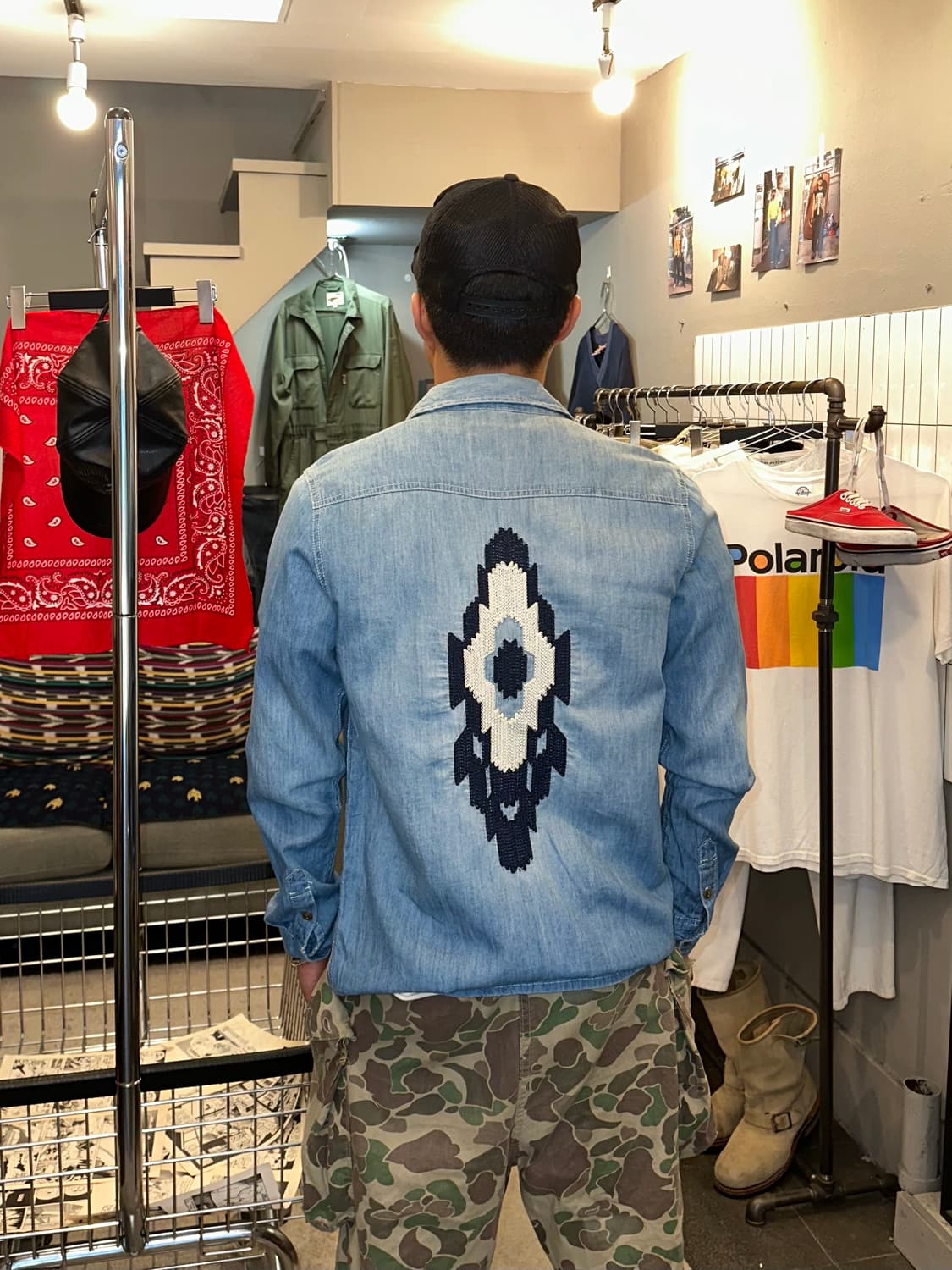 Anti Ballistic ethnic Denim Shirt 상품이미지1