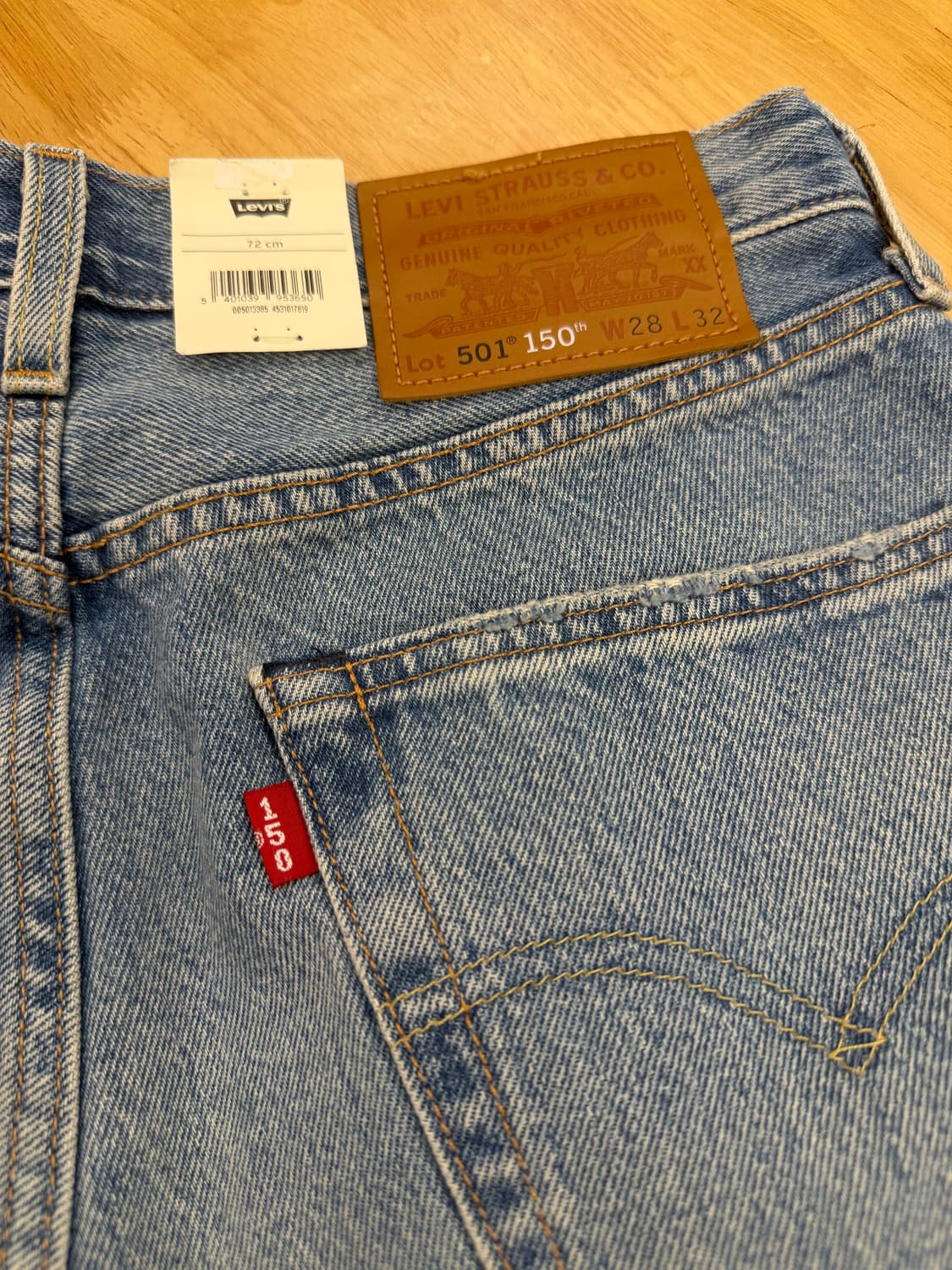 리바이스 150주년 501 W28 L32 상품이미지2