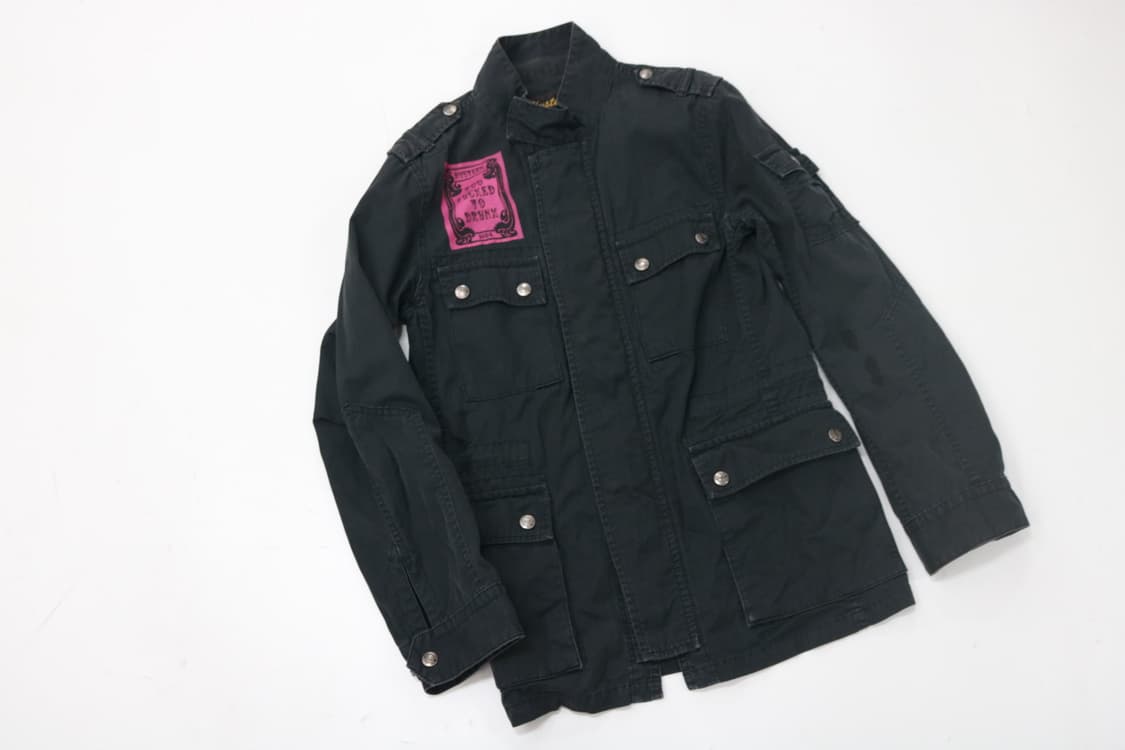 히스테릭글래머 빈티지 핑크 스켈레톤 아트워크 M-65 필드 자켓 상품이미지5