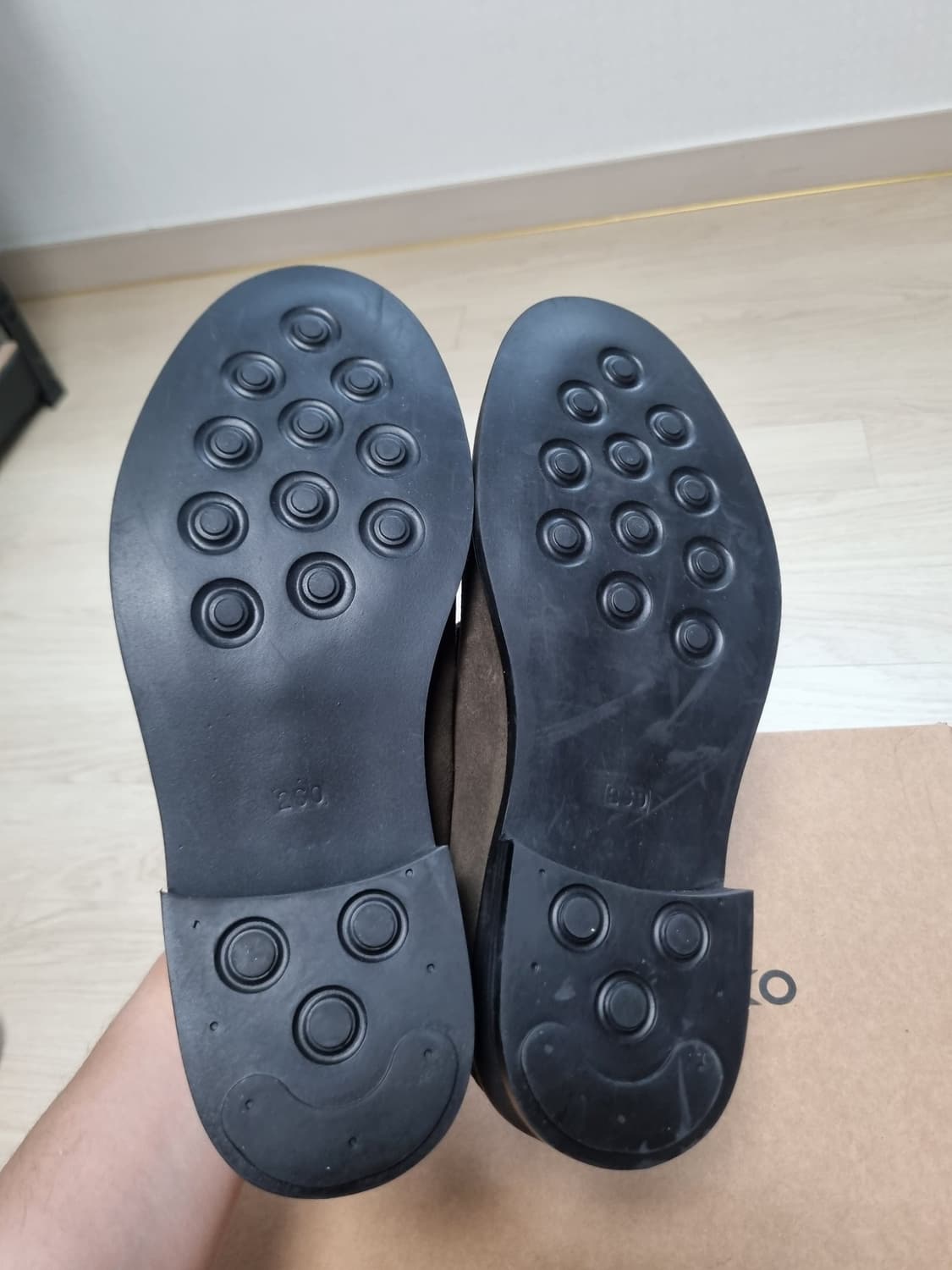 커스텀에이드 4cm 페니로퍼 피어슨 브라운 스웨이드 260 상품이미지2