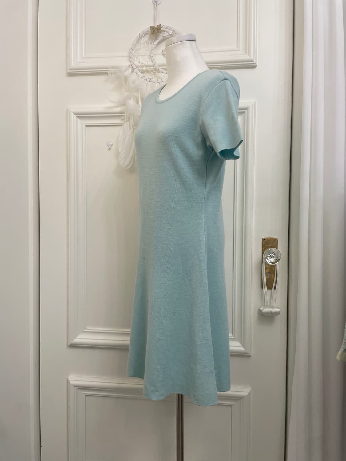 COURREGES mint half sleeve basic flare o 상품이미지2