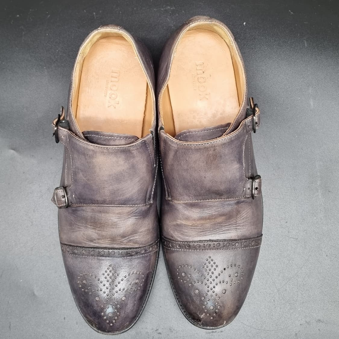 무크 레더 남성로퍼 실사이즈275 상품이미지2