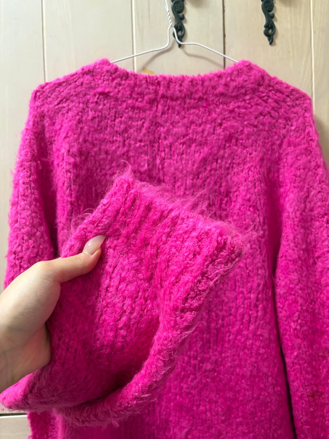 핫핑크 니트 / 여리핏 보장 상품이미지4