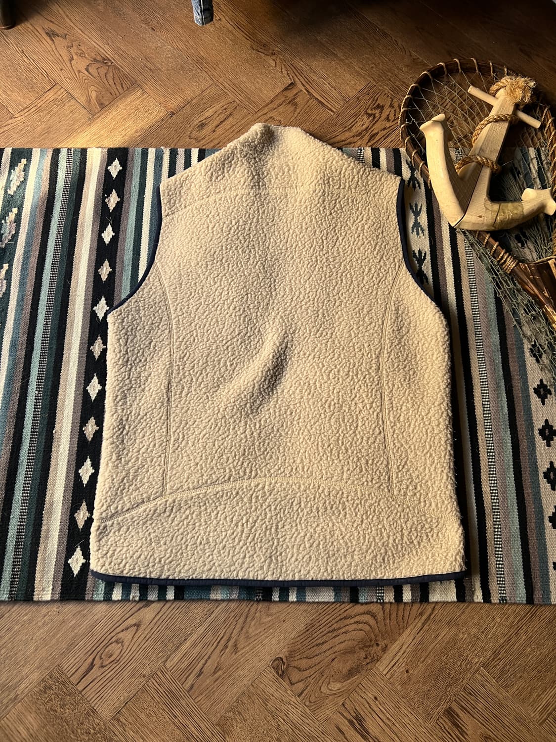 [M]파타고니아 레트로 화이트 플리스 베스트 상품이미지9