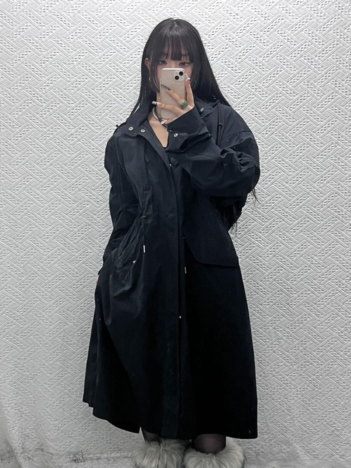 파르티멘토 빈티지 캐주얼 헌팅 롱 야상 자켓 L C10335 상품이미지1