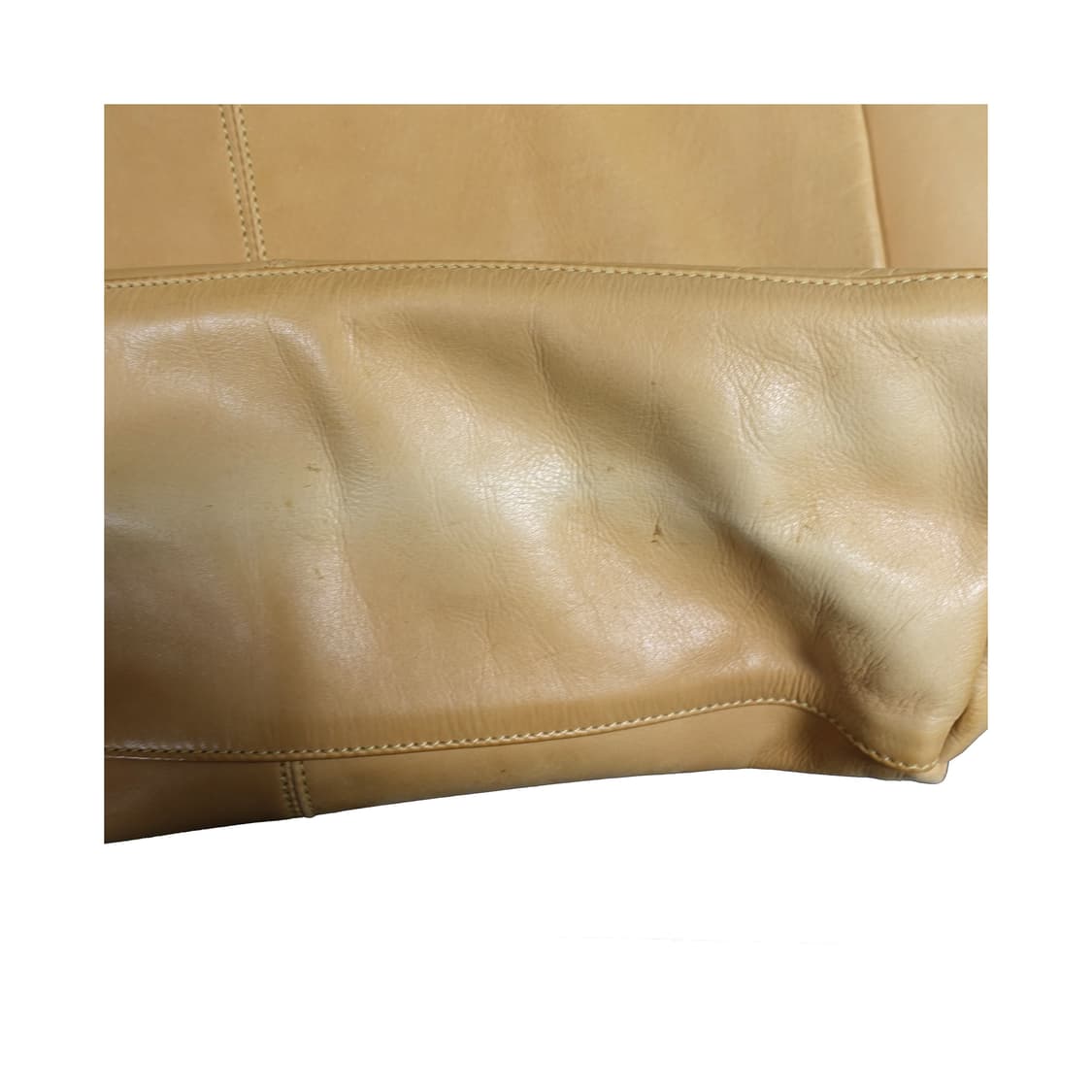 TUSTING 터스팅 베이지 레더 통가죽 빅 숄더백 상품이미지9